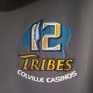 12 Tribes Colville Casinos Gray Jacket
